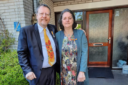 Lintje voor Paul en Angelique